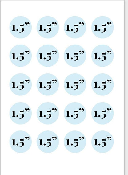 One Silly Goose Baby 1st Birthday Baby Shower 1.5"/2" Rounds Printed on Edible Sugar Sheet for Cupcakes,Cookies,Oreos, Cakesicles NOT PRECUT